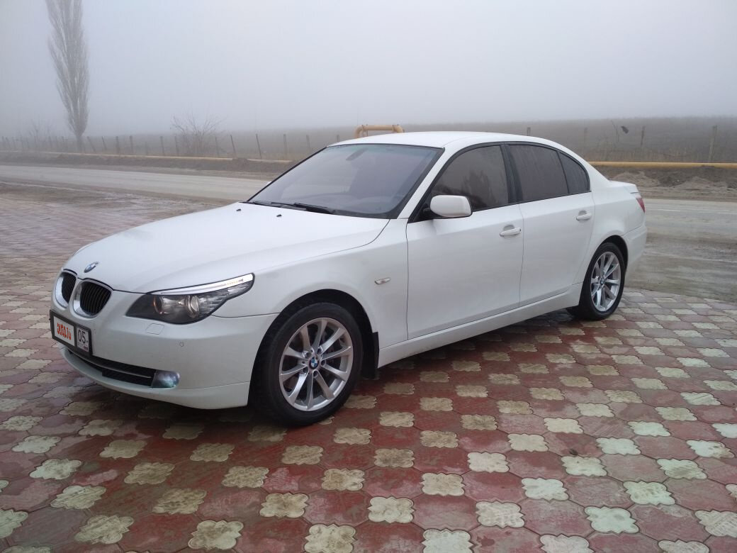 BMW 5 e60 свадьба белая