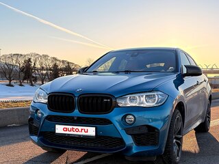2017 BMW X6 M II (F86), голубой, 5135000 рублей, вид 1
