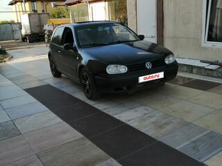 1999 Volkswagen Golf IV, чёрный, 400000 рублей, вид 1