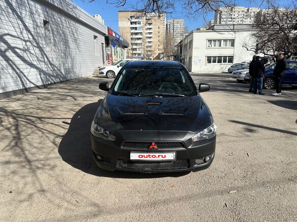 2008 Mitsubishi Lancer X, чёрный, 620000 рублей - вид 2