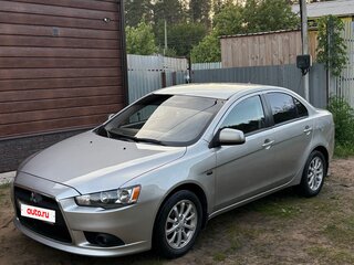 2012 Mitsubishi Lancer X Рестайлинг, серебристый, 640000 рублей, вид 3