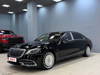 2020 Mercedes-Benz Maybach S-Класс 560 I (X222) Рестайлинг, чёрный, 6550000 рублей, вид 1