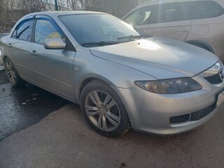 2006 Mazda 6 I (GG) Рестайлинг, серебристый, 350000 рублей, вид 1
