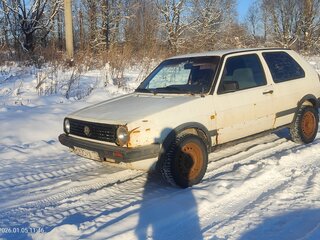 1992 Volkswagen Golf KAT II, белый, 80000 рублей, вид 1