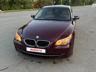 2008 BMW 5 серии 520i V (E60/E61) Рестайлинг, красный, 1150000 рублей, вид 1