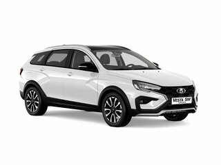 2026 Lada (ВАЗ) Vesta SW Cross I Рестайлинг (NG), белый, 2093000 рублей, вид 1