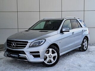 2012 Mercedes-Benz M-Класс 350 III (W166), серебристый, 1900000 рублей, вид 1