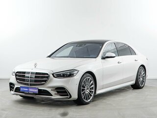 2021 Mercedes-Benz S-Класс 500 4MATIC VII (W223), белый, 11949077 рублей, вид 5