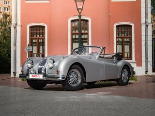 1957 Jaguar XK XK140, серебристый, 11100000 рублей, вид 1