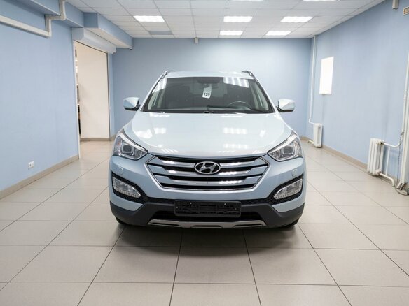 2013 Hyundai Santa Fe III, голубой, 1549000 рублей