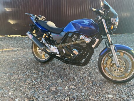 2004 Honda CB 400 Super Four, синий, 360000 рублей, вид 1