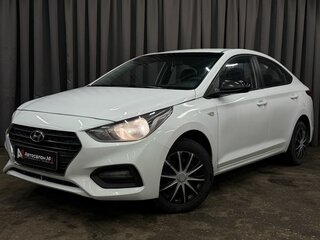 2018 Hyundai Solaris II, белый, 889777 рублей, вид 1
