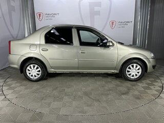 2012 Renault Logan I Рестайлинг, бежевый, 375000 рублей, вид 4