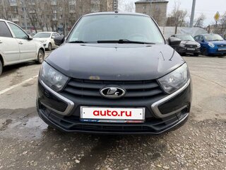 2020 Lada (ВАЗ) Granta I Рестайлинг, чёрный, 325000 рублей, вид 1