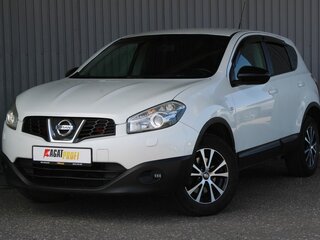 2013 Nissan Qashqai I Рестайлинг, белый, 882000 рублей, вид 1