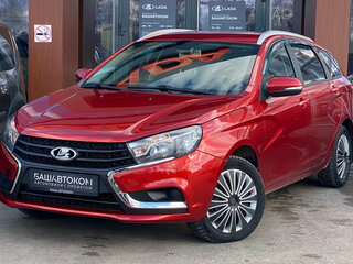 2019 Lada (ВАЗ) Vesta SW I, красный, 875000 рублей, вид 1