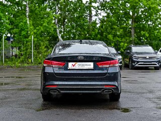 2017 Kia Optima IV, синий, 1490000 рублей, вид 4