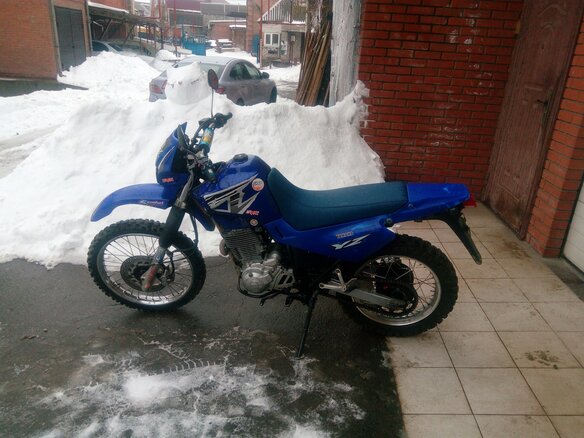1999 Yamaha XT600, синий - вид 1