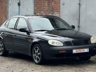 1998 Daewoo Leganza, чёрный, 300000 рублей, вид 1