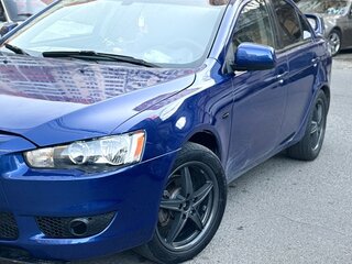 2008 Mitsubishi Lancer X, синий, 650000 рублей, вид 1