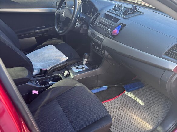 2007 Mitsubishi Lancer X, красный, 500000 рублей - вид 4