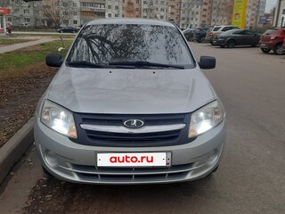 2012 Lada (ВАЗ) Granta I, серебристый, 217000 рублей, вид 1
