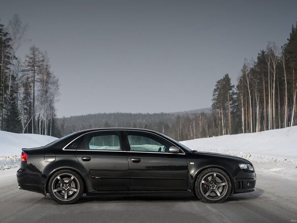 2006 Audi RS 4 II (B7), чёрный - вид 1