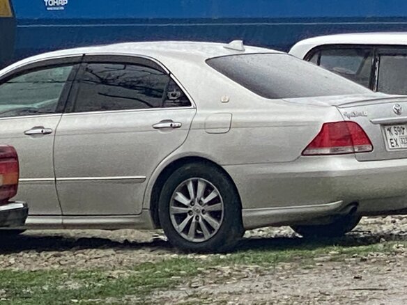2003 Toyota Crown XII (S180), серебристый, 1150000 рублей - вид 6