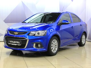 2018 Chevrolet Aveo II Рестайлинг, синий, 1225000 рублей, вид 1