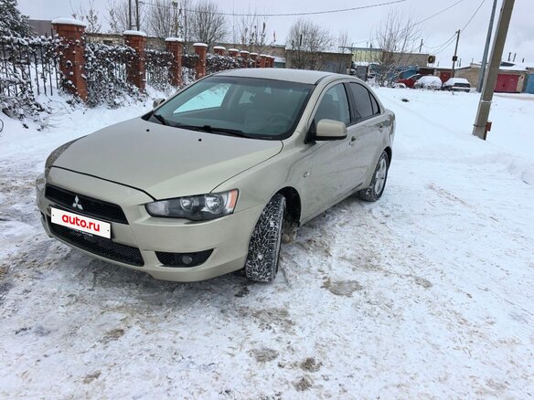 2007 Mitsubishi Lancer X, золотистый, 720000 рублей