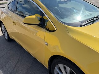 2014 Opel Astra GTC J Рестайлинг, жёлтый, 820000 рублей, вид 4
