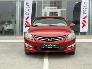 2015 Hyundai Solaris I Рестайлинг, красный, 800000 рублей, вид 2