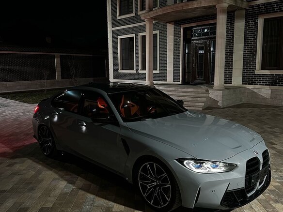 2020 BMW M3 Competition Package VI (G80), серый, 8250000 рублей - вид 2