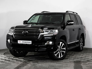 2018 Toyota Land Cruiser 200 Series Рестайлинг 2, чёрный, 5149000 рублей, вид 1
