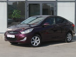 2011 Hyundai Solaris I, фиолетовый, 690000 рублей, вид 1