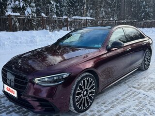 2022 Mercedes-Benz S-Класс 500 Long 4MATIC VII (W223), пурпурный, 11700000 рублей, вид 1