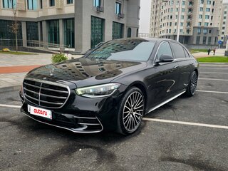 2022 Mercedes-Benz S-Класс 450 Long 4MATIC VII (W223), чёрный, 10500000 рублей, вид 1