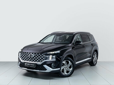 2021 Hyundai Santa Fe IV Рестайлинг, чёрный, 3577000 рублей, вид 1