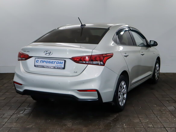 2018 Hyundai Solaris II, бежевый - вид 3