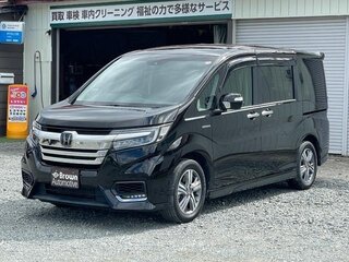 2018 Honda Stepwgn Spada V Рестайлинг, чёрный, 1535000 рублей, вид 2