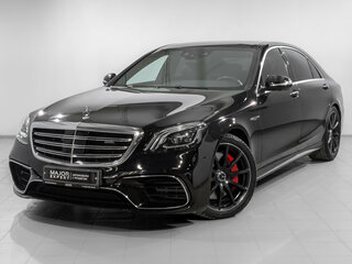2018 Mercedes-Benz S-Класс AMG 63 AMG Long III (W222, C217) Рестайлинг, чёрный, 8950000 рублей, вид 1