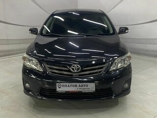 2012 Toyota Corolla X (E140, E150) Рестайлинг, чёрный, 879000 рублей, вид 2