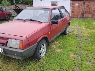 1990 Lada (ВАЗ) 2108, красный, 70000 рублей, вид 2