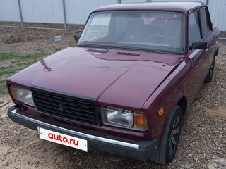 2004 Lada (ВАЗ) 2107, пурпурный, 130000 рублей, вид 1