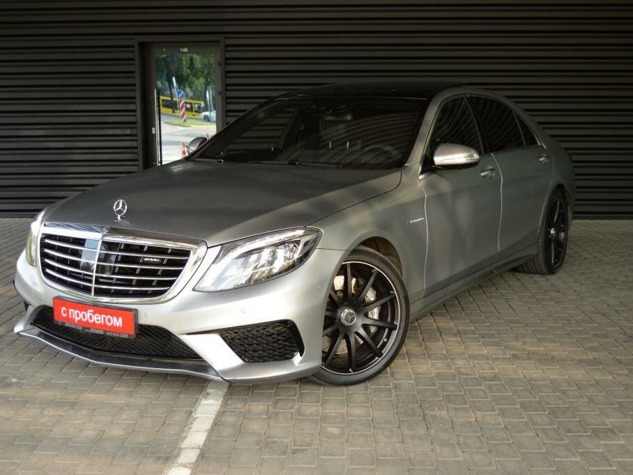 Мерседес s63 AMG серый