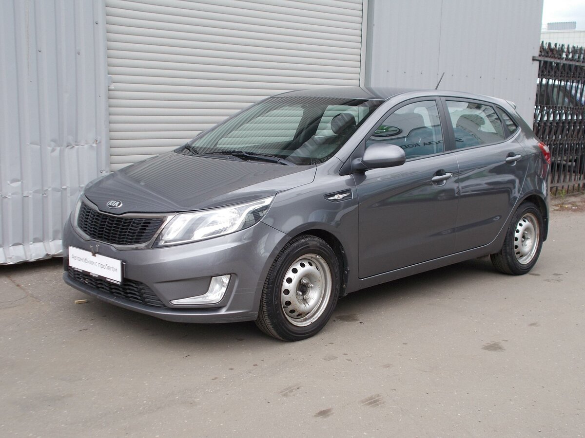 Kia Rio 2014 серая
