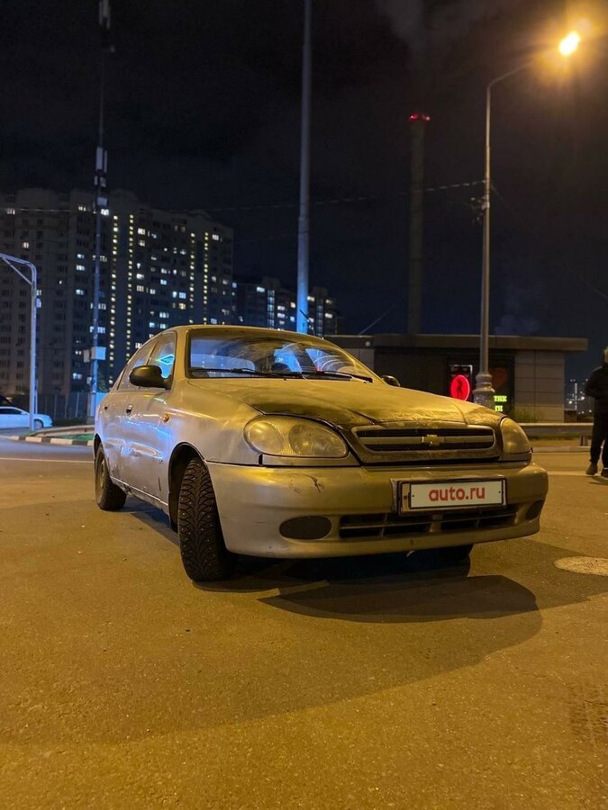 Шевроле ланос серый