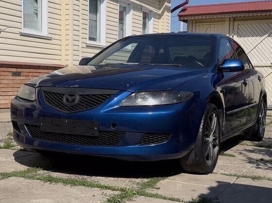 2005 Mazda 6 I (GG), синий, 330000 рублей - вид 1