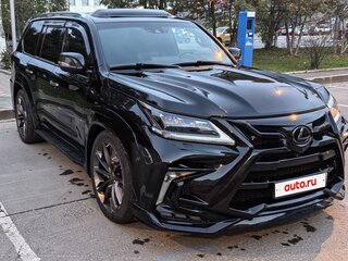 2018 Lexus LX 570 III Рестайлинг 2, чёрный, 8800000 рублей, вид 4
