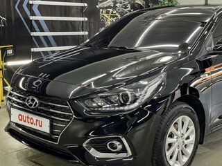 2019 Hyundai Solaris II, чёрный, 1850000 рублей, вид 1